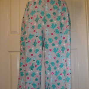 Kitty Cat Cactus Pajama Bottoms